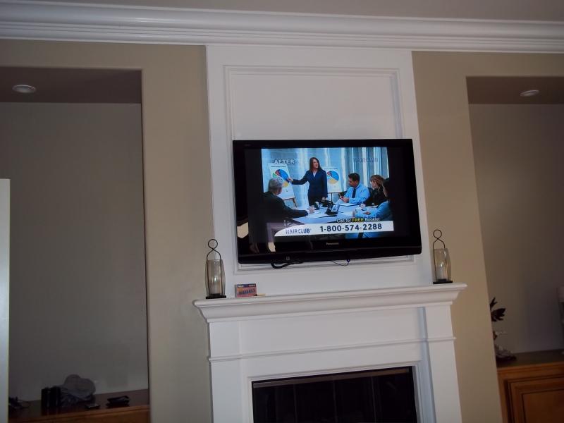 TV ON WALL INSTALLATION & WIRE CONCEAL