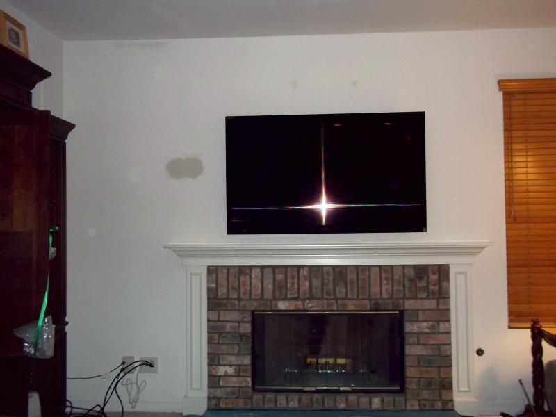 TV ON WALL INSTALLATION & WIRE CONCEAL