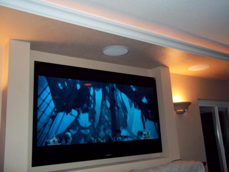 TV ON WALL INSTALLATION & WIRE CONCEAL