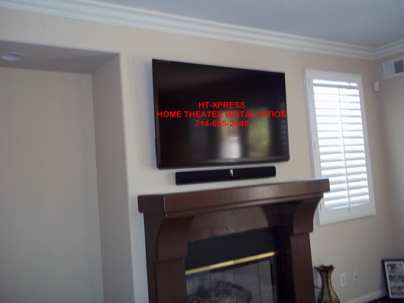 TV ON WALL INSTALLATION & WIRE CONCEAL