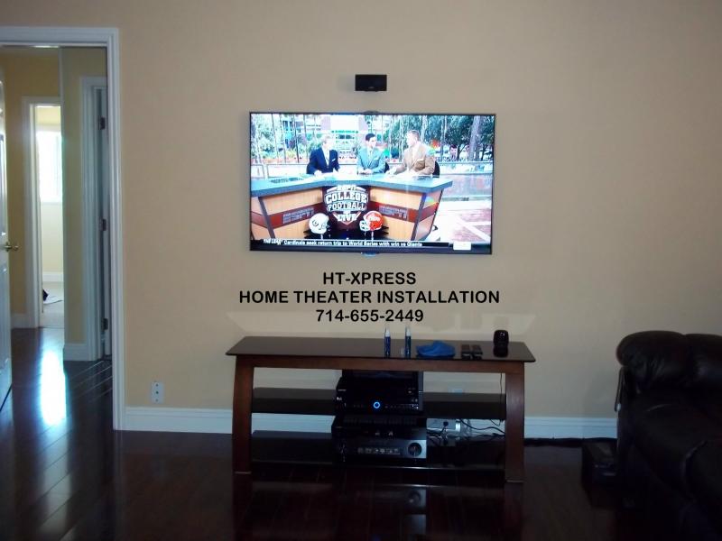 TV ON WALL INSTALLATION & WIRE CONCEAL